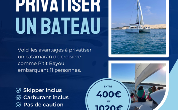 Privatiser un bateau pour une journée de rêve sur le Bassin d'Arcachon : combien ça coûte ?